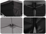 Pop-up Party Tent 575 x 288 x 245 cm Black Oxford Fabric 42019909