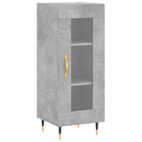 Sideboard Concrete Grey 34.5x34x90 cm Engineered Wood 828776