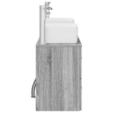 Bathroom Cabinet Set 3 pcs Grey Sonoma 53 x 34.5 x 63 cm 3405856