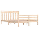 Bed Frame without Mattress 160x200 cm Solid Wood 3105325