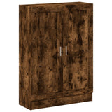 Book Cabinet Smoked Oak 82.5x30.5x115 cm Engineered Wood 833786