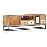 TV Cabinet 120x30x40 cm Solid Reclaimed Wood 286506