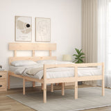 Senior Bed without Mattress Small Double Solid Wood 3195321