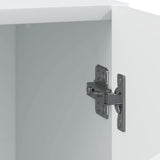 Bedside Table 2 pcs White 43 x 34.5 x 47 cm Engineered Wood 895256