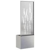 Garden Privacy Screen Sliver 50 x 150 cm Stainless steel 876466