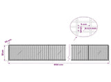 Gabion with 3.5 mm Wire and 5x2.5 cm Mesh 850x20x50 cm 3461651