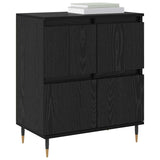 Sideboards 3 pcs Black oak 180 x 35 x 70 cm Engineered wood 3394511