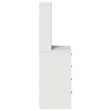 Highboard with Drawer White 40 x 41 x 135 cm Engineered wood 865046