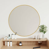 Wall Mirror Gold 60 cm Round 348182