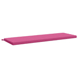 2-Piece Bench Cushions SOEST 2 pcs 100% Polyester Pink 949477