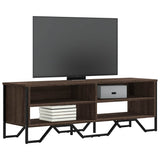 TV Cabinet Brown Oak 122x34x41 cm Engineered Wood 848573