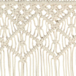 ZNTS Macrame Curtain 140x240 cm Cotton 323975