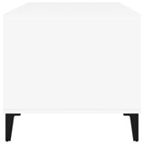 Coffee Table White 90x49x45 cm Engineered Wood 819620