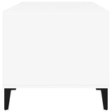 Coffee Table White 90x49x45 cm Engineered Wood 819620
