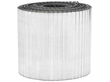 Lawn Edging 20 m x 20 cm Galvanised Steel Silver 42030325