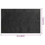 Rectangular Pool Cover 1200x600 cm PE Black 92967