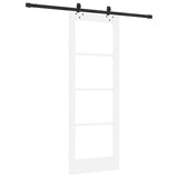 Sliding Door Manual ORKDAL White 73.5 x 198.5 cm Wood and metal 3332156