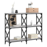 Console Table Grey Sonoma 100x28x80.5 cm Engineered Wood 835422