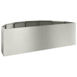 Planter Silver 120 x 60 x 35 cm Stainless Steel 883686