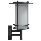 Outdoor Wall Lights 2pcs Black Stainless Steel 4006289