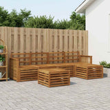 Outdoor Sofa Set 6 pcs Natural 3384265