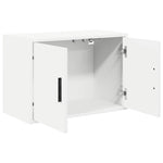 ZNTS Garage Wall Cabinets 2 pcs White Engineered Wood 860644