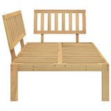 Garden Pallet Corner Sofa Solid Wood Acacia 365849