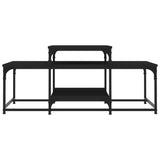 Coffee Table Black 102x60x45 cm Engineered Wood 835314