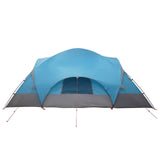 Cabin Tent with Rainfly Water-Resistant 10-Person Blue 42042255