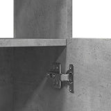 Highboard Concrete Grey 92x33x140 cm Engineered Wood 3309612