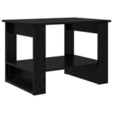 Coffee Table Black Oak 72 x 50 x 50 cm Engineered Wood 8000189