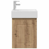 Bathroom Vanity Unit with Tap Artisan Oak 45.5 x 22.5 x 84 cm 889470
