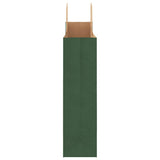 Paper Bags 250 pcs with Handles Green 32x12x42 cm 4101732