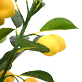 Artificial Lemon Tree 136 Leaves 120 cm Green 4103589