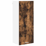 Hanging Cabinet Smoked Oak 40 x 31 x 100 cm Engineered Wood 884342