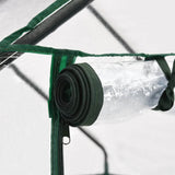 Greenhouse with 8 Shelves 143x143x195 cm 46914