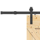 Sliding Door with Hardware Set 70x210 cm Solid Wood Pine 3332604