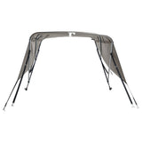 3-bow Bimini Top with Sidewalls 183xx137 cm 94823