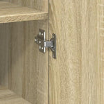 Slim Storage Cabinet Sonoma Oak 30x42.5x225 cm Engineered Wood 3281261