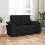 Sofa Bed Black 148 x 71 x 83 cm Fabric 4106675