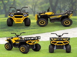 12V Kids Electric Ride on ATV, Battery-Powered Quad Bike w/ Spring Suspension, Forward Backward, T3398P347552