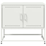 TV Cabinet White 68.5x39x60.5 cm Steel 846475