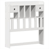 Bed Frame without Mattress White 75x190 cm Small Single Solid Wood Pine 3308868