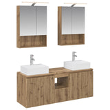 Bathroom Cabinet Set 5 pcs Artisan Oak Engineered Wood 3406406