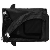 Pet Bike Trailer Black Oxford Fabric and Iron 93989