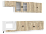 Kitchen Unit PORTO 8 pcs Sonoma Oak Engineered Wood 3438175