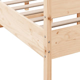 Bed Frame without Mattress 120x190 cm Small Double Solid Wood Pine 3216399