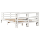 Bed Frame with Headboard without Mattress White 140x190 cm 3306105