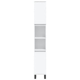 ZNTS 3 Piece Bathroom Cabinet Set White Engineered Wood 3187797
