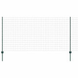 Welded Wire Fence 25 x 1.2 m PVC-Coated Steel Green 3336051